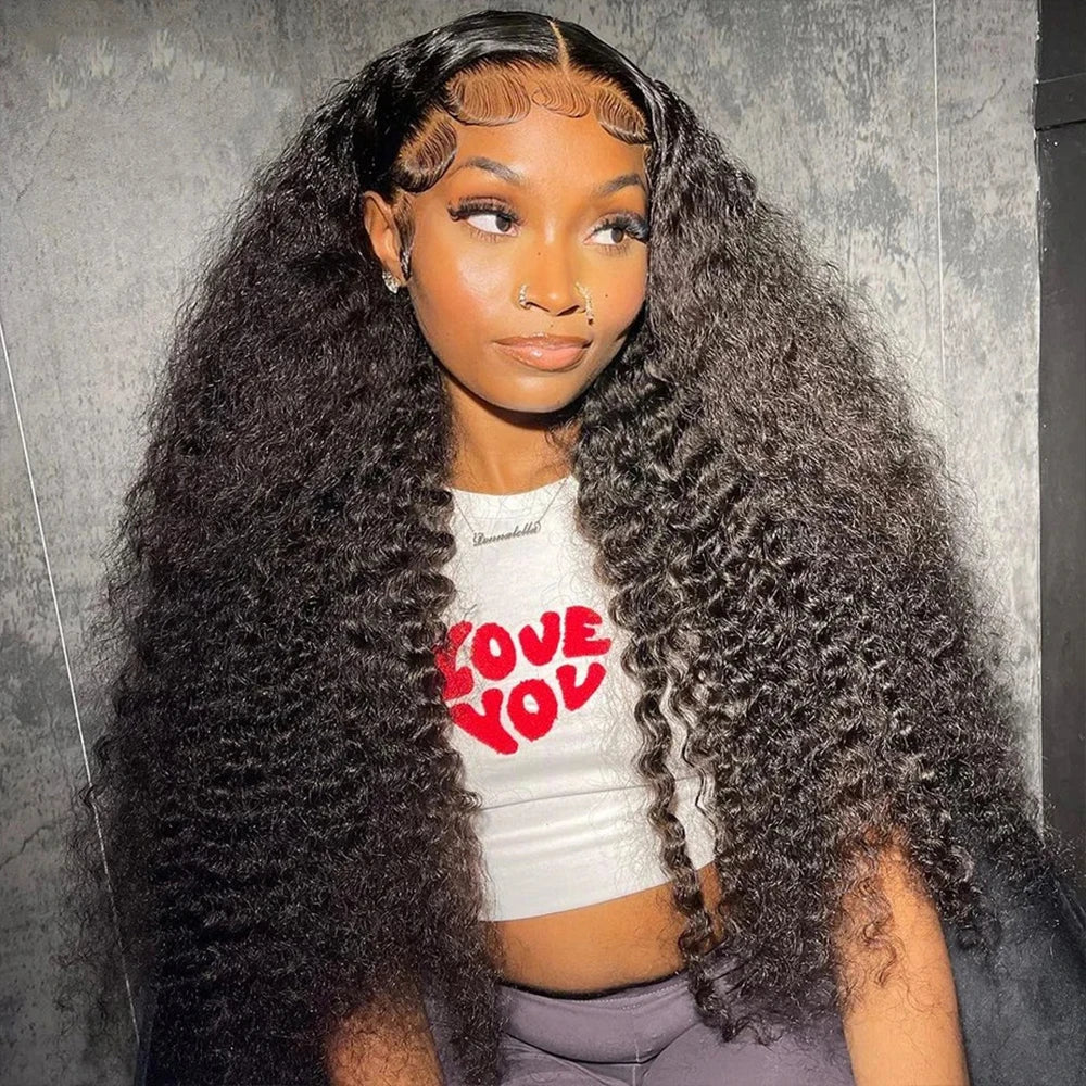 Deep Wave Hd Lace Frontal Human Hair Wig